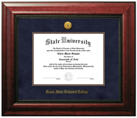 TSTC Diploma Mahogany Matted Blue 7211
