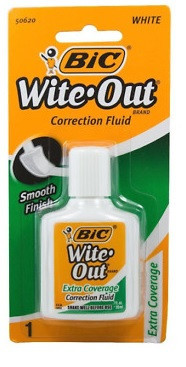 Bic Wite Out Correction Fluid (50620)