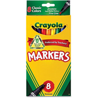 Crayola Markers Fine Line 8pk.