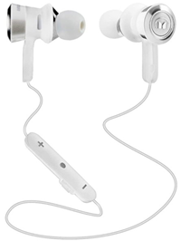 Monster Clarity HD In-Ear Bluetooth Headphones, Chrome & White