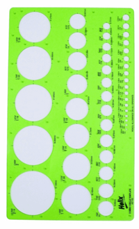 Helix Combo Circle Template Green