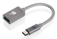 IOGEAR Charge & Sync USB-C™ to USB Type-A Adapter - Silver