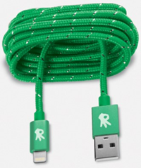 OnHand Green Everlasting Nylon Cable Metal Finish