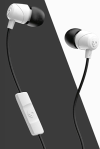 Skullcandy Jib Wired Earbuds White-Black