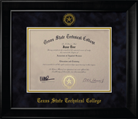 TSTC Diploma Frame 7014 Black