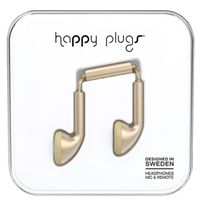 Happy Plugs Matte Gold Wireless