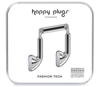 Happy Plugs Silver Wireless