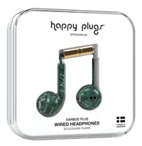 Happy Plugs Green Marble&Gold Wireless