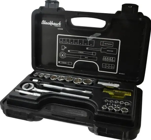 Automotive, Blackhawk Combo Socket Set 23PC TSTC Bookstore Harlingen