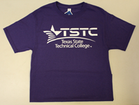 TSTC Dri-Power Active Purple T-Shirt with Vintage Heather