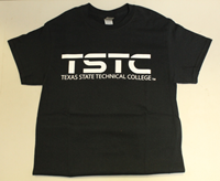 TSTC Logo Adult T-Shirt Black
