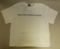 TSTC Text Logo Adult T-Shirt White