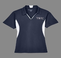 TSTC Harriton Navy/White Womens Polo