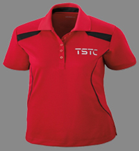Ladies Extreme Red/Black TSTC Polo