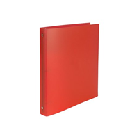 Red 3 Ring Plastic Poly Binder