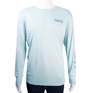 Duck Company Lineman Dry Fit L/S T-Shirt-Ocean Mist -  1