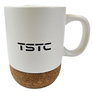 Ceramic Mug/Cork Bottom-White - main view