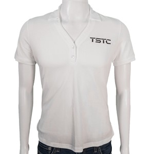 Ladies Callaway V-Neck Polo-White - main view