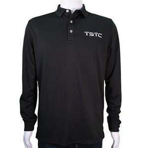 Ogio Men's Long Sleeve Polo-Black - main view