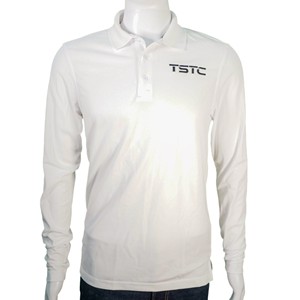 Ogio Men's Long Sleeve Polo-White - main view