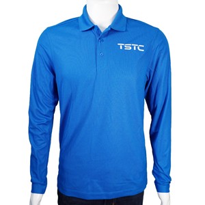 Ogio Men's Long Sleeve Polo-Royal Blue - main view