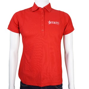 Ogio ladies Short Sleeve Polo-Red - main view
