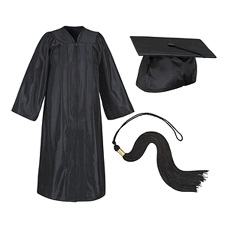 Graduation Gown, Cap, And Tassel