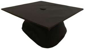 Black Graduation Cap (SKU 1018385442)