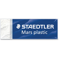 Eraser White Mars Plastic